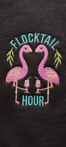 Flamingo Lover Hoodie, Flamingo Theme Hooded Sweatshirt