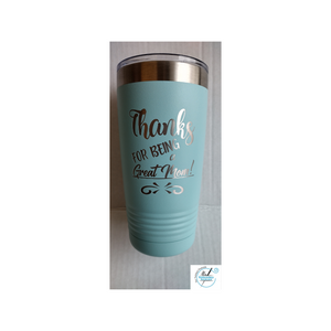 Personalized Laser Engraved Tumbler Mother's Day Gift