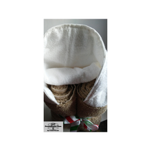 Load image into Gallery viewer, Embroidered Holiday Dog Hooded Towel - Personalization Plaza