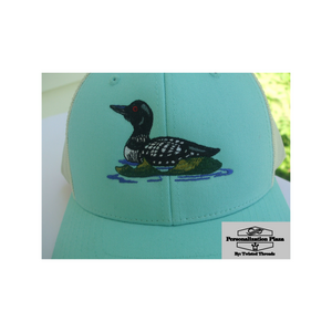 Embroidered Loon Cap- Loon Hat - Personalization Plaza
