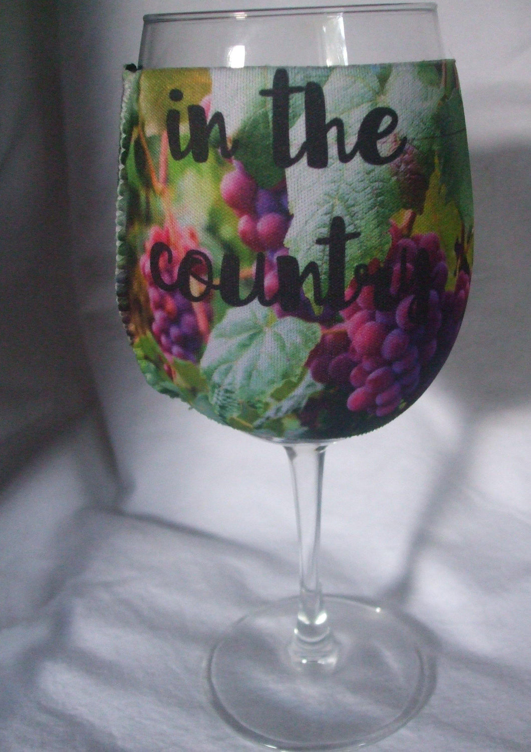 Wine Glass Koozie Your Choice or Design a Custom Photo Version - Personalization Plaza