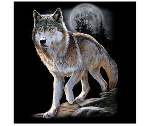 Realistic Stalking Wolf T-Shirt - Personalization Plaza