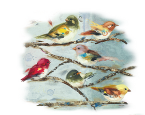 Beautiful Colorful Birds T-Shirt - Personalization Plaza