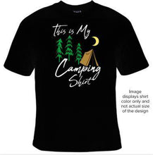 Load image into Gallery viewer, Camping T-Shirt - Personalization Plaza