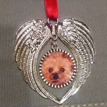 Load image into Gallery viewer, Photo Angel Wing Christmas Ornament - Personalization Plaza