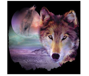 Realistic I am Wolf Graphic T-Shirt - Personalization Plaza