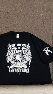 2nd Amendment T-Shirt, Partriotic T-Shirt Gun Theme, Right to Bear Arms T-shirt - Personalization Plaza
