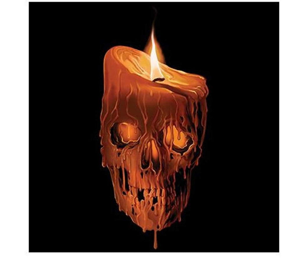 Melting Skull Graphic T-shirt, Skull T-shirt, Skull Candle T-shirt, Melting Skull Shirt - Personalization Plaza