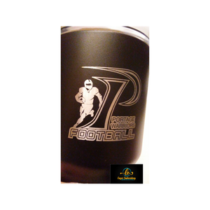 Laser Engraved Insulated Tumbler Portage High School Football